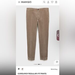 Mango Men's Corduroy Pants